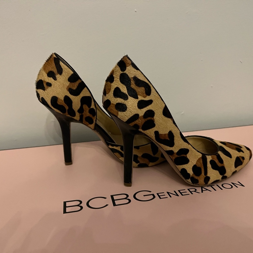 Animal print pumps